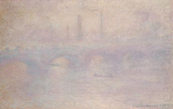 Claude Monet Waterloo Bridge china oil painting image